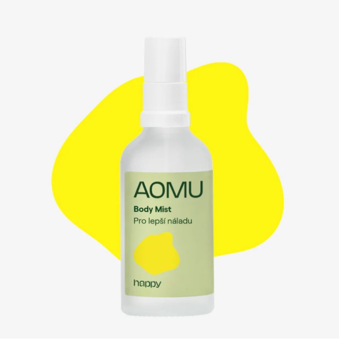 AOMU Happy Body Mist 50 ml - prírodná hmla pre lepšiu náladu