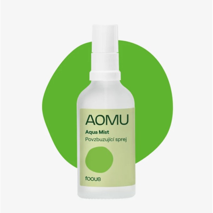 AOMU Focus Aqua Mist 50 ml - povzbudzujúca aromatická mista
