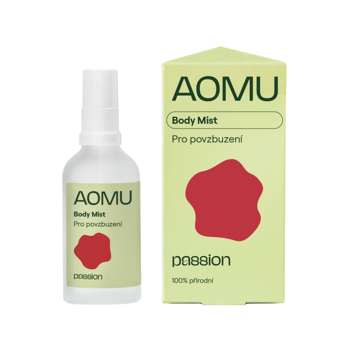 AOMU Passion Body Mist 50 ml - prírodná hmla na povzbudenie a sebavedomie