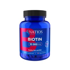 Natios Biotin 10 000 mcg 90 vegánskych kapsúl