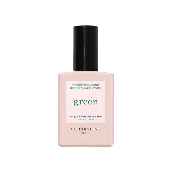 Manucurist Green Shimmery Top Coat Silver 15 ml