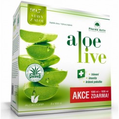 Pharma Activ AloeLive 1000 ml 1+1 zdarma